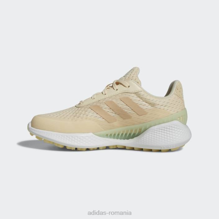 Adidas pantofi de golf pentru femei summervent spikeless tentă ecru femei nuanță ecru/bej/verde 2JBN22333