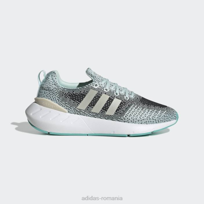 Adidas pantofi de mentă Swift Run 22 femei mentă/aluminiu/papură cu mentă 2JBN22228