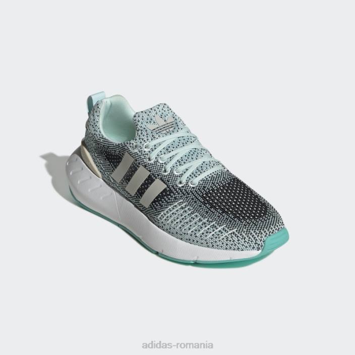 Adidas pantofi de mentă Swift Run 22 femei mentă/aluminiu/papură cu mentă 2JBN22228