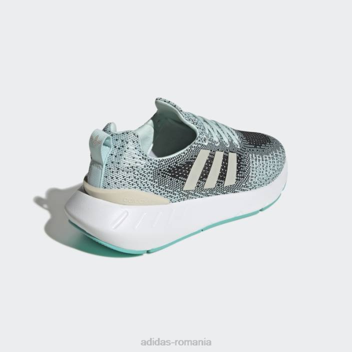 Adidas pantofi de mentă Swift Run 22 femei mentă/aluminiu/papură cu mentă 2JBN22228
