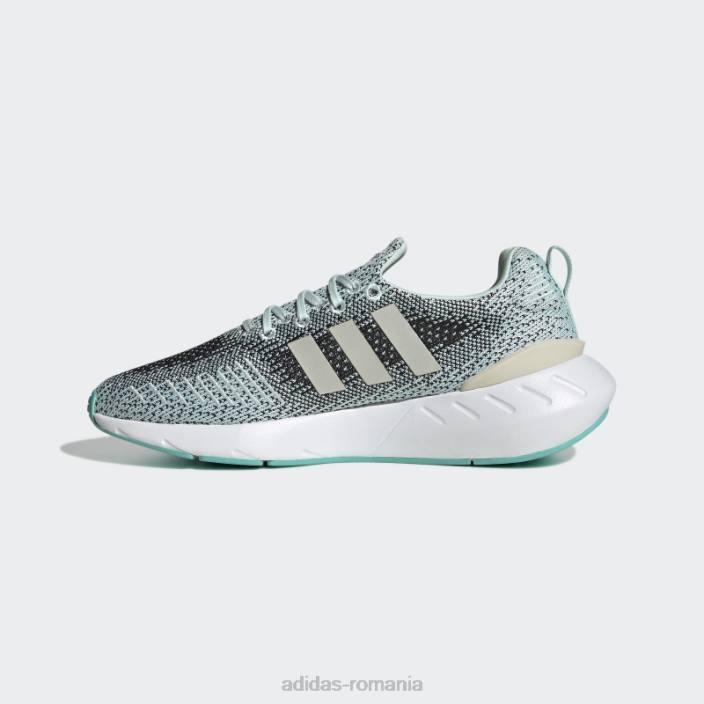 Adidas pantofi de mentă Swift Run 22 femei mentă/aluminiu/papură cu mentă 2JBN22228