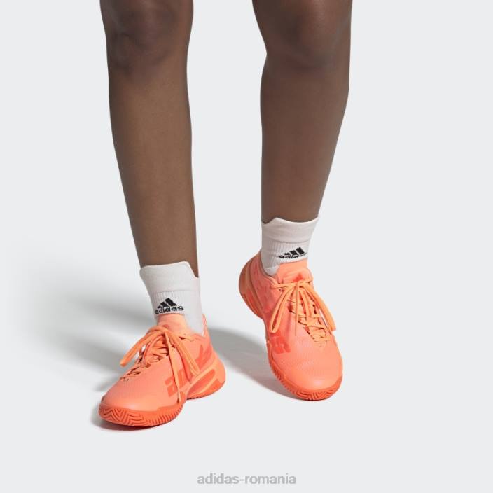 Adidas pantofi de tenis portocalii baricade femei fascicul portocaliu/portocaliu 2JBN22219