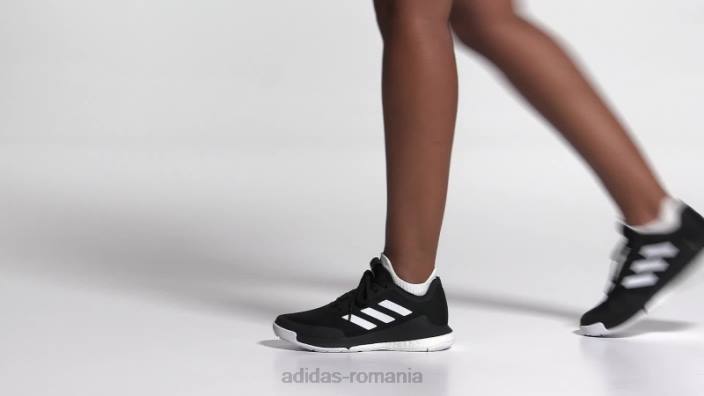 Adidas pantofi de volei crazyflight negri femei alb negru 2JBN22315
