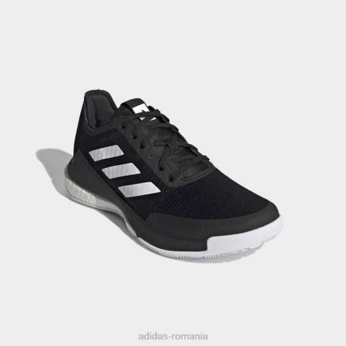 Adidas pantofi de volei crazyflight negri femei alb negru 2JBN22315