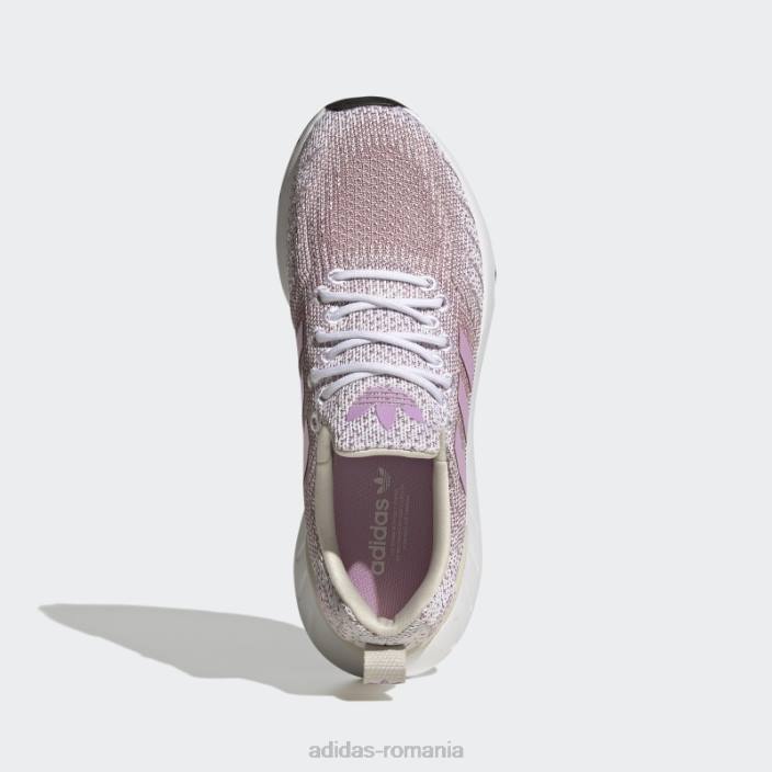 Adidas pantofi din aluminiu Swift Run 22 femei aluminiu/liliac/alb 2JBN22313