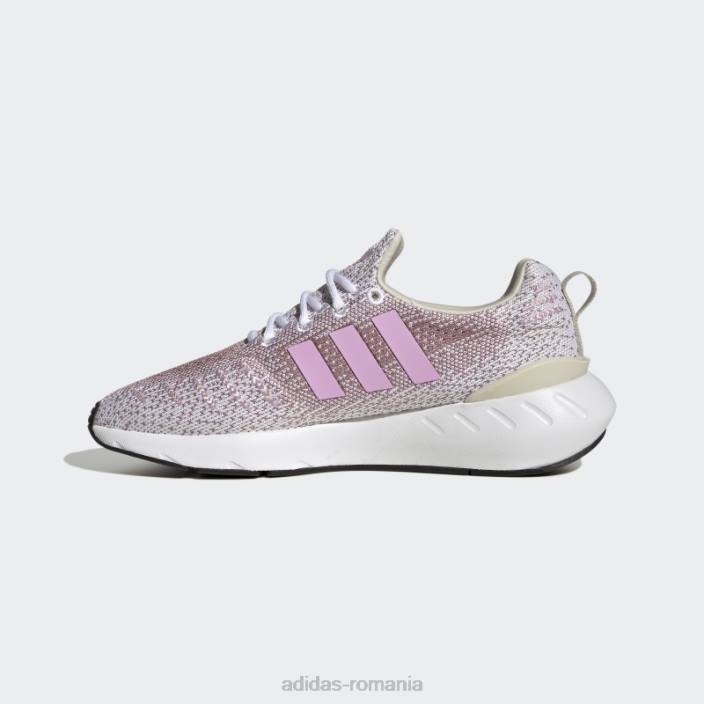 Adidas pantofi din aluminiu Swift Run 22 femei aluminiu/liliac/alb 2JBN22313