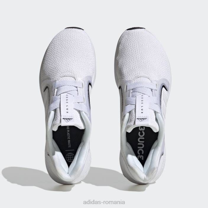 Adidas pantofi lux cu margine albă femei alb negru 2JBN22331