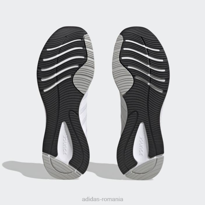 Adidas pantofi lux cu margine albă femei alb negru 2JBN22331