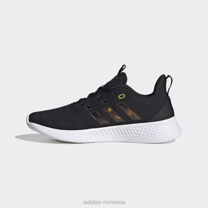 Adidas pantofi negri de alergare puremotion femei negru/auriu metalic 2JBN21989