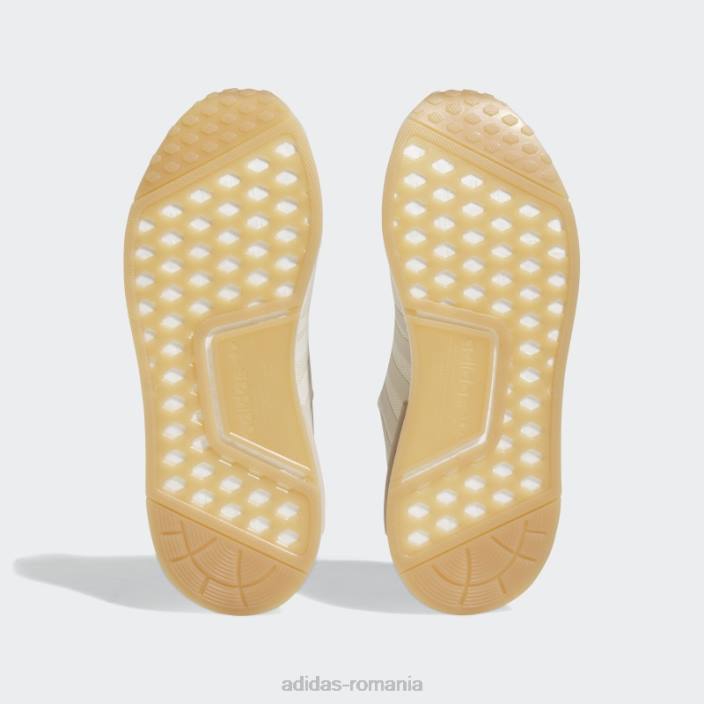 Adidas pantofi nmd-r1 taupe femei alb/taupe 2JBN21956