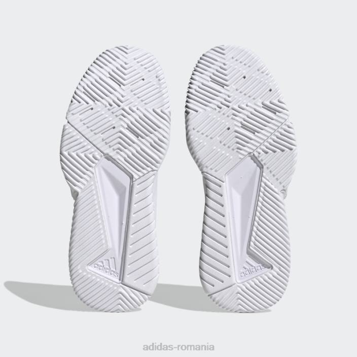 Adidas pantofi pentru echipa de teren alb bounce 2.0 femei alb/argintiu/gri 2JBN22318