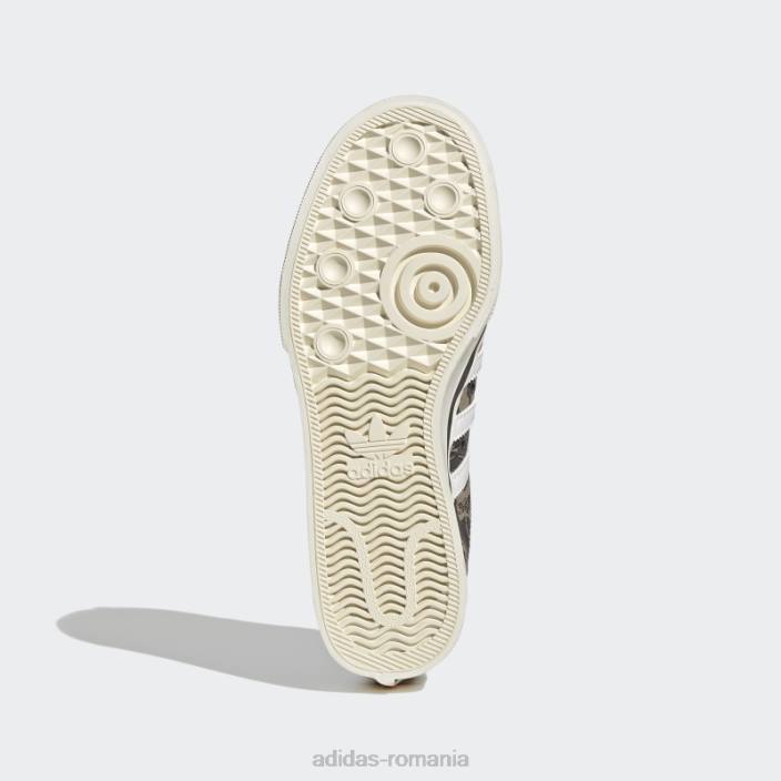 Adidas pantofi portocalii nizza platformă femei alb/portocaliu 2JBN22162