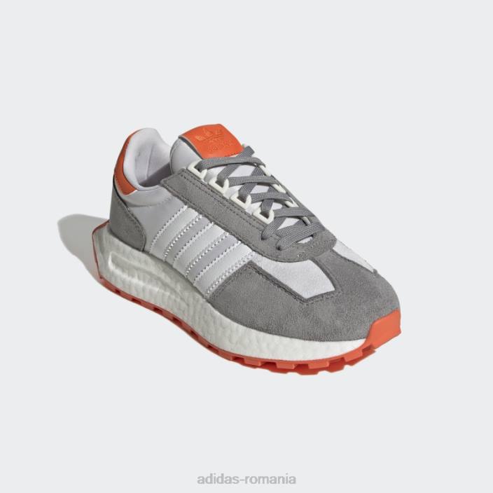 Adidas pantofi retropy e5 dash gri femei liniuță gri/alb/portocaliu 2JBN21992