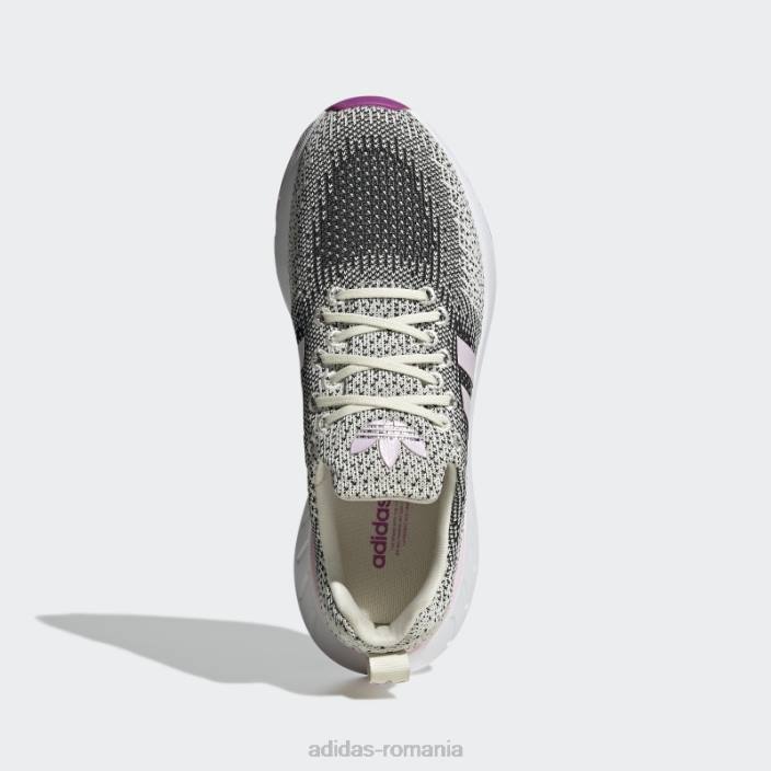 Adidas pantofi roz Swift Run 22 femei alb/roz 2JBN22181