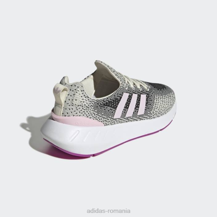 Adidas pantofi roz Swift Run 22 femei alb/roz 2JBN22181