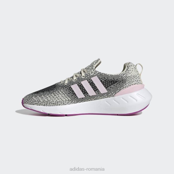 Adidas pantofi roz Swift Run 22 femei alb/roz 2JBN22181
