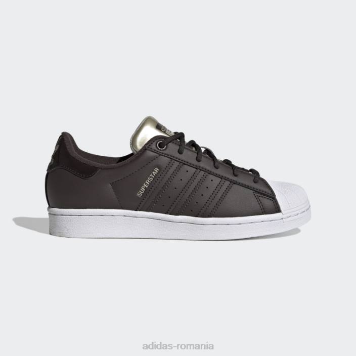 Adidas pantofi superstar maro noapte femei maro noapte/alb 2JBN22159