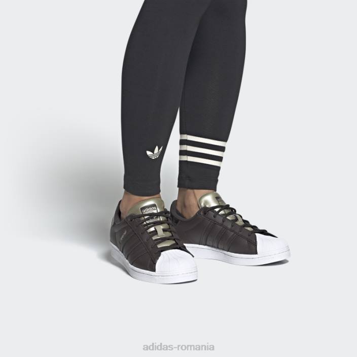 Adidas pantofi superstar maro noapte femei maro noapte/alb 2JBN22159
