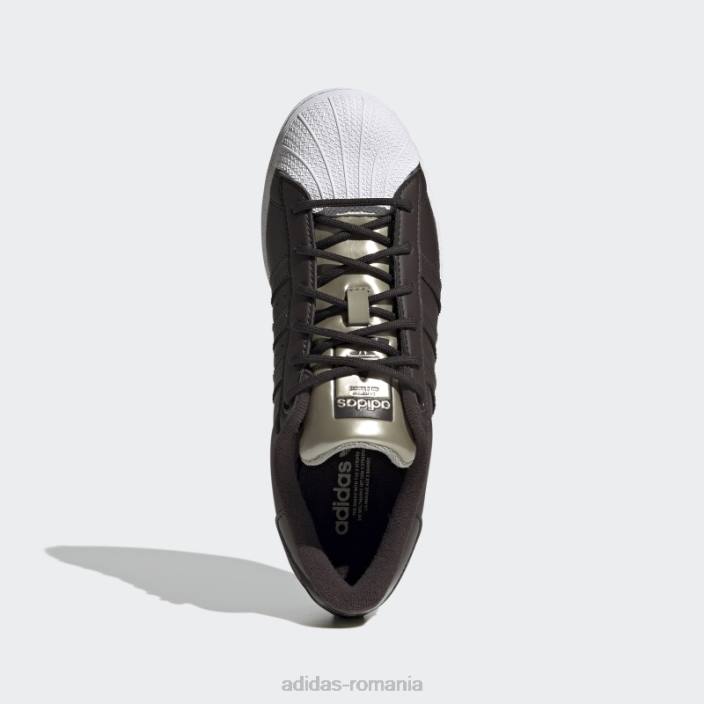 Adidas pantofi superstar maro noapte femei maro noapte/alb 2JBN22159