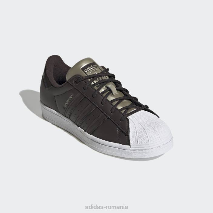 Adidas pantofi superstar maro noapte femei maro noapte/alb 2JBN22159