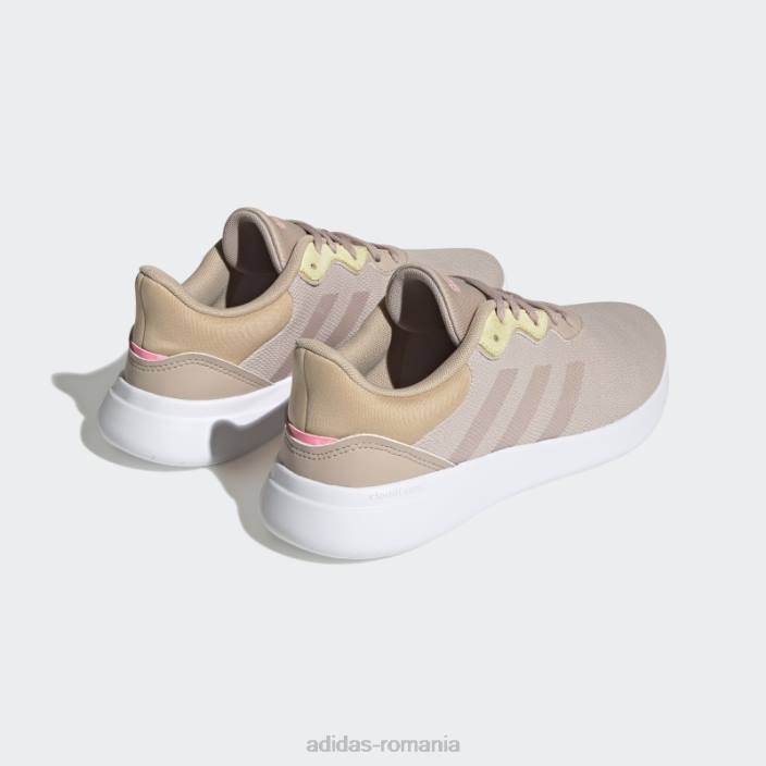 Adidas pantofi taupe qt racer 3.0 femei taupe/alb/galben 2JBN22259