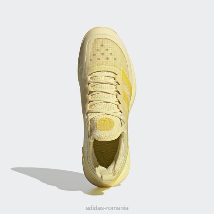 Adidas pantofi tenis adizero ubersonic 4 galbeni femei galben 2JBN22070