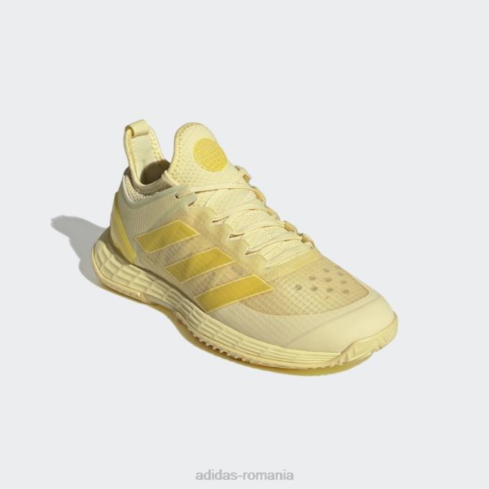 Adidas pantofi tenis adizero ubersonic 4 galbeni femei galben 2JBN22070