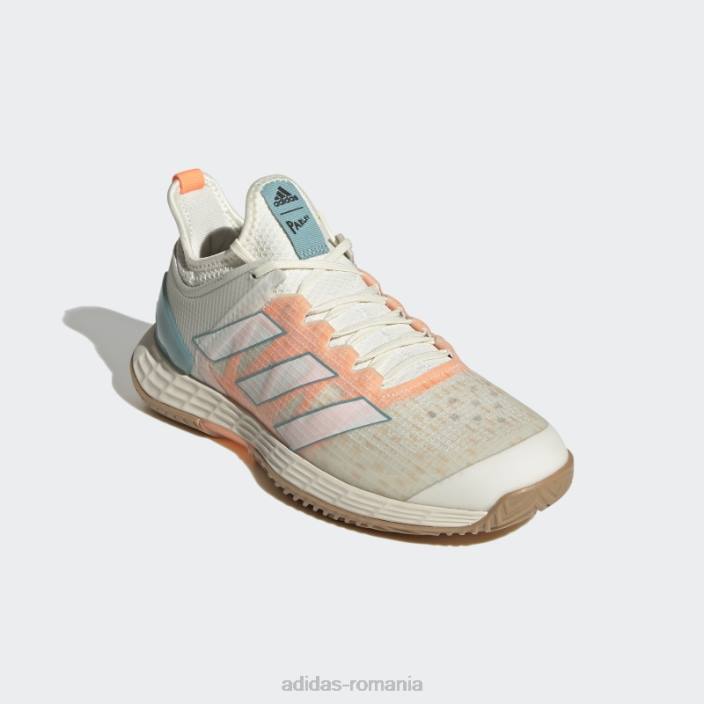 Adidas pantofi tenis adizero ubersonic 4 parley alb femei alb/portocaliu fascicul 2JBN22321