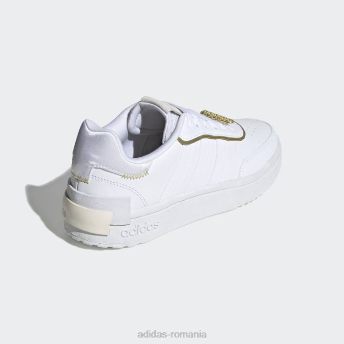 Adidas postmove se pantofi aurii metalic femei alb/auriu metalic 2JBN22075