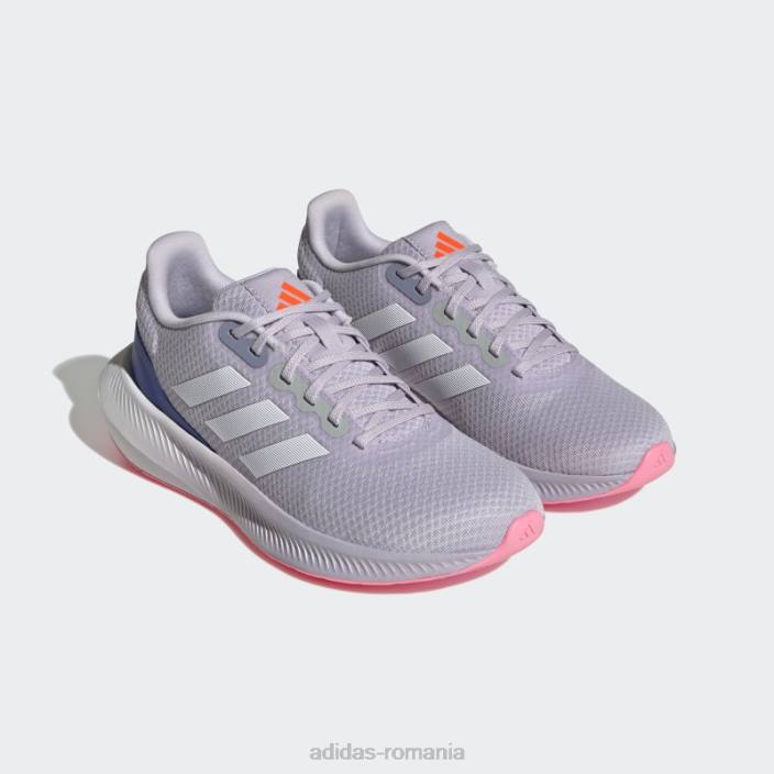 Adidas runfalcon 3 pantofi de alergare zori femei zori/alb/violet argintiu 2JBN22207