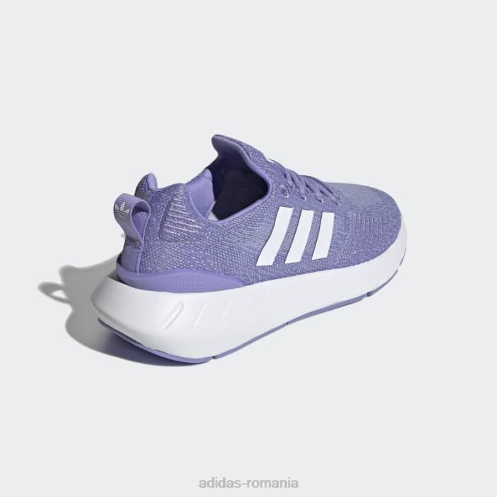 Adidas swift run 22 w alb femei alb/violet 2JBN22153