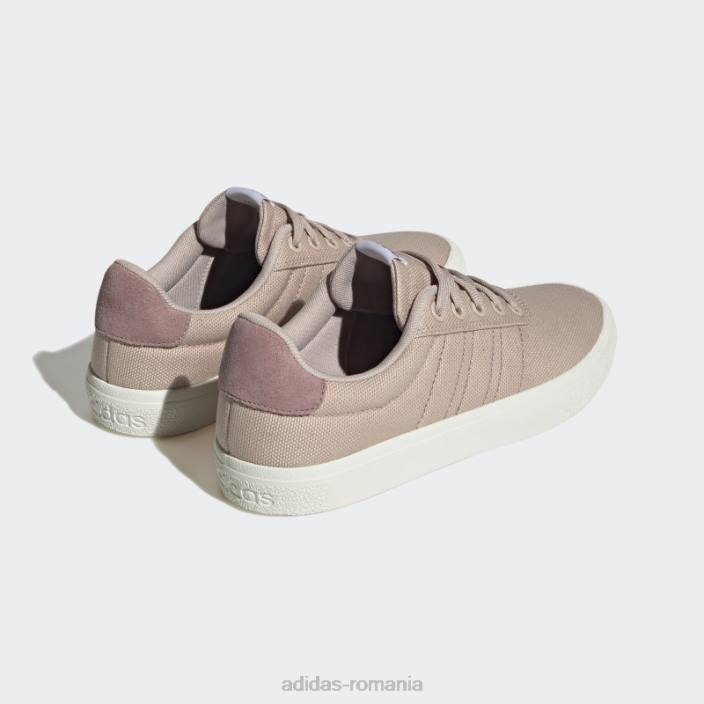 Adidas taupe vulc raid3r lifestyle skateboarding pantofi de branding cu 3 dungi femei taupe/alb/violet 2JBN21970