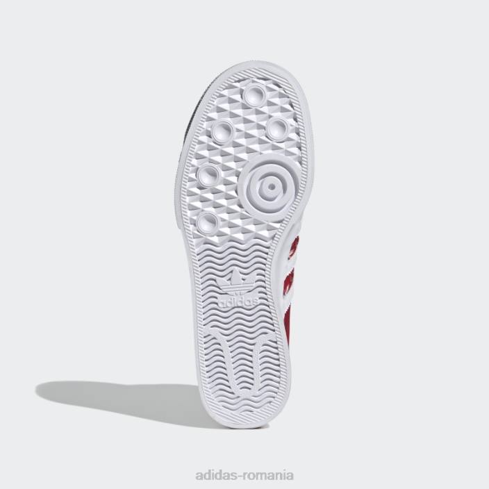 Adidas thebe magugu nizza platform pantofi mijlocii roșii femei roșu/alb/negru 2JBN22184
