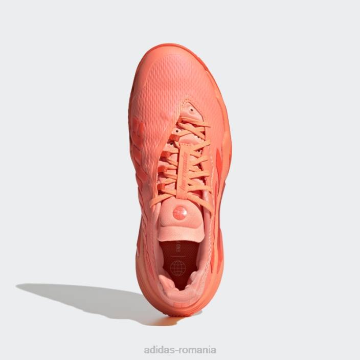 Adidas baricade portocaliu pantofi tenis moda femei fascicul portocaliu/portocaliu 2JBN8791
