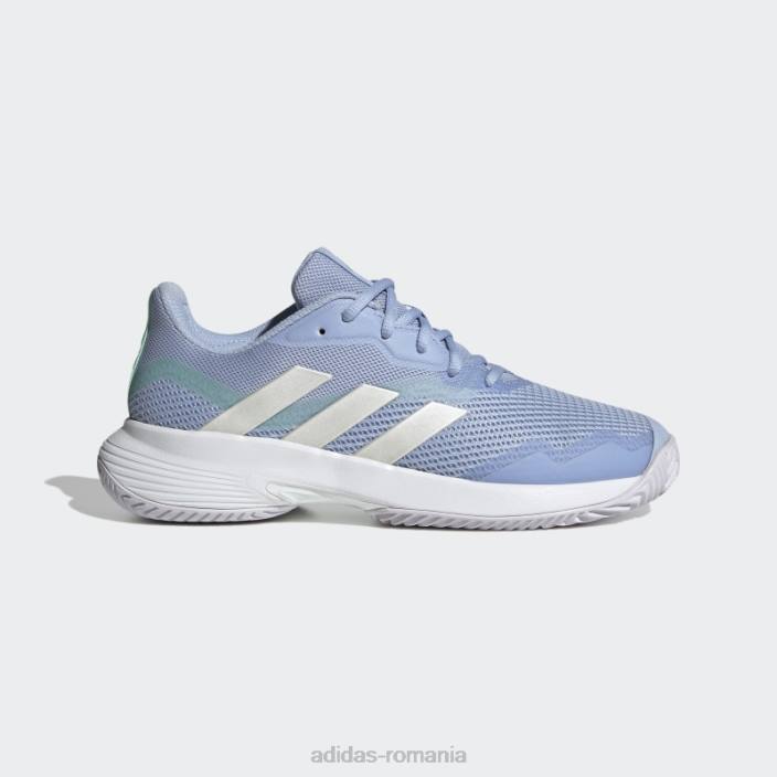 Adidas blue Dawn courtjam control pantofi de tenis femei albastru zori/zero metalic/alb 2JBN8519