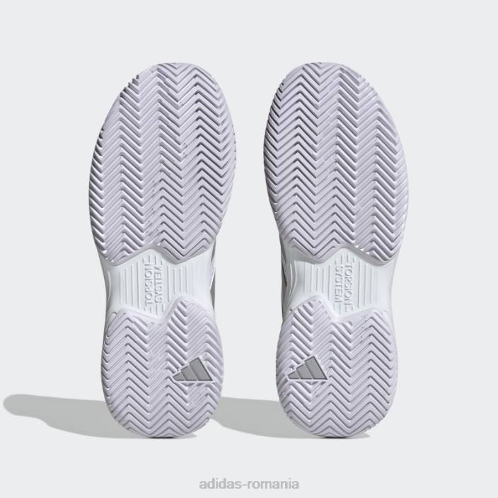 Adidas fashion courtjam control pantofi de tenis argintii femei alb/argintiu 2JBN15978