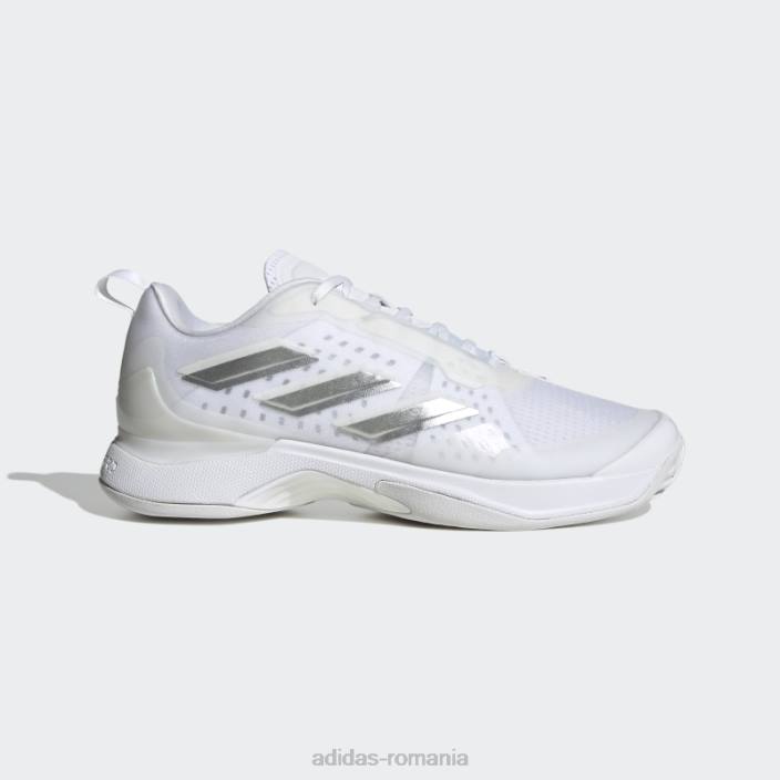 Adidas pantofi avacourt argintii femei alb/argintiu 2JBN8631