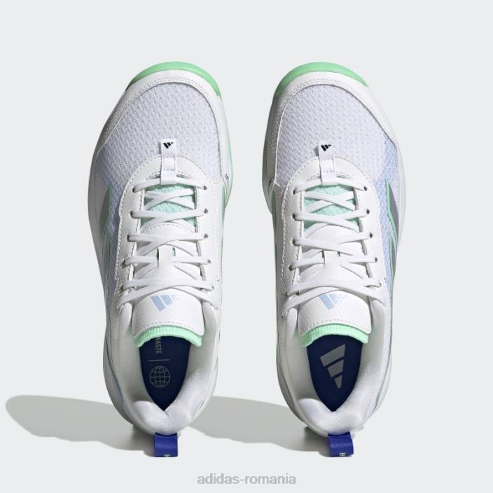 Adidas pantofi de tenis avaflash low alb femei alb/argintiu/mentă 2JBN15955