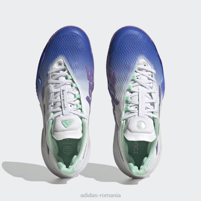Adidas pantofi de tenis baricade menta femei albastru/violet/mentă 2JBN1993
