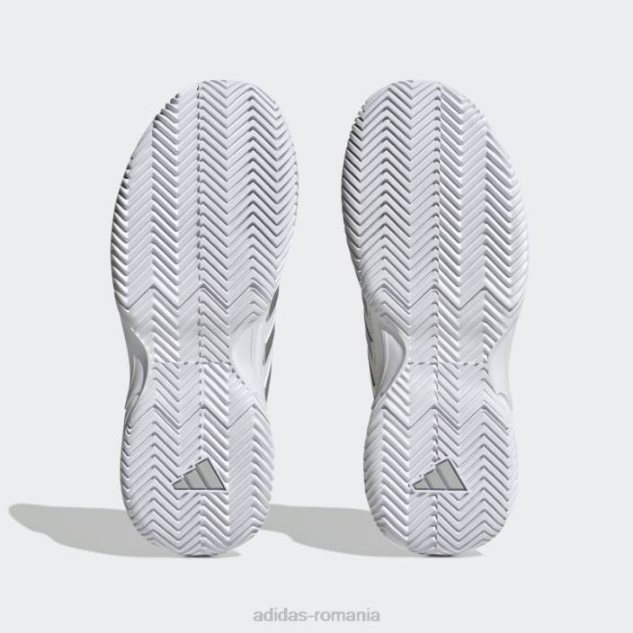 Adidas pantofi de tenis gamecourt 2.0 argintii femei alb/argintiu 2JBN15924