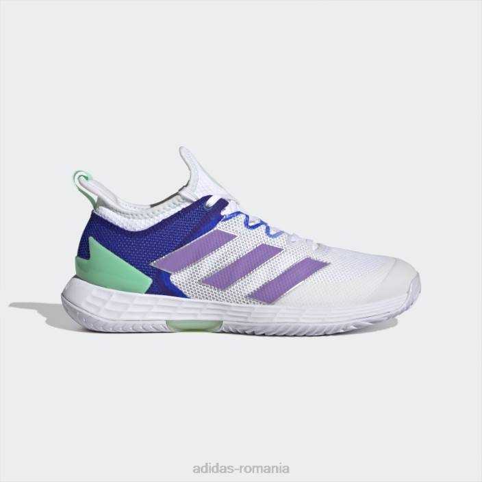 Adidas pantofi tenis adizero ubersonic 4 alb femei alb/violet/argintiu 2JBN8557
