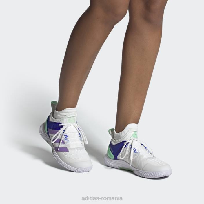Adidas tenisi albi adizero ubersonic 4 femei alb/violet/argintiu 2JBN1997