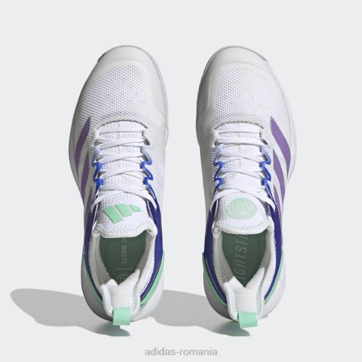 Adidas tenisi albi adizero ubersonic 4 femei alb/violet/argintiu 2JBN1997