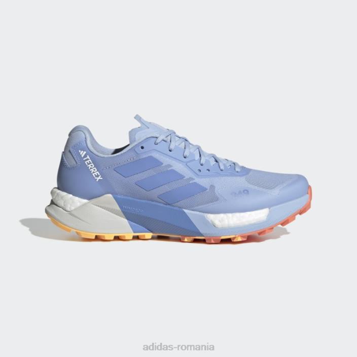 Adidas albastru albastru terrex agravic pantofi de alergare ultra trail adidas femei albastru zori/albastru/coral 2JBN16065