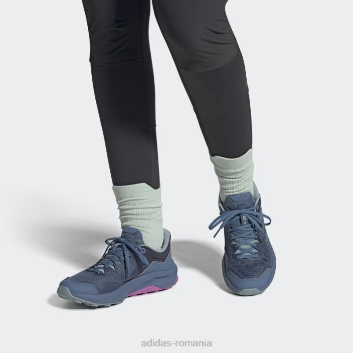 Adidas lila terrex trailrider pantofi de alergare fierbinte femei oțel/gri met/liliac 2JBN2139