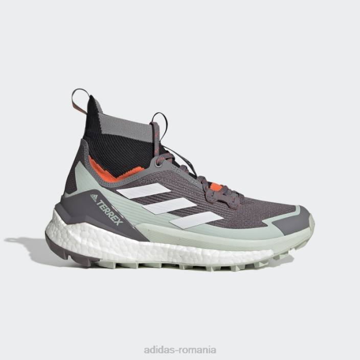 Adidas pantof de drumeție terrex free hiker 2 trace gri femei urme gri/alb/portocaliu 2JBN8737