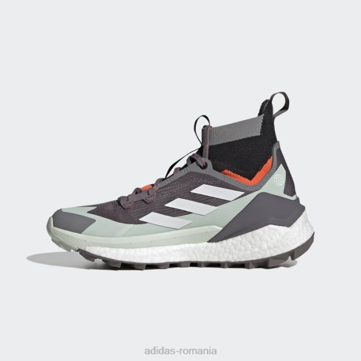 Adidas pantof de drumeție terrex free hiker 2 trace gri femei urme gri/alb/portocaliu 2JBN8737