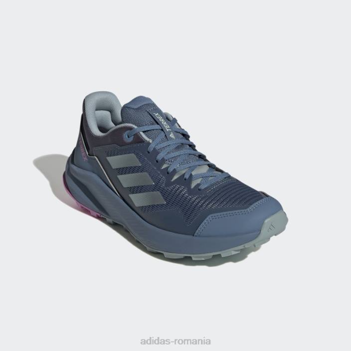 Adidas pantofi de alergare eleganti lila terrex trailrider femei oțel/gri met/liliac 2JBN8757