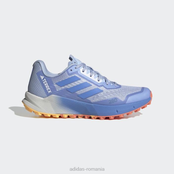 Adidas pantofi de alergare pe trail albastru albastru terrex agravic flow 2.0 femei albastru zori/albastru/coral 2JBN8417