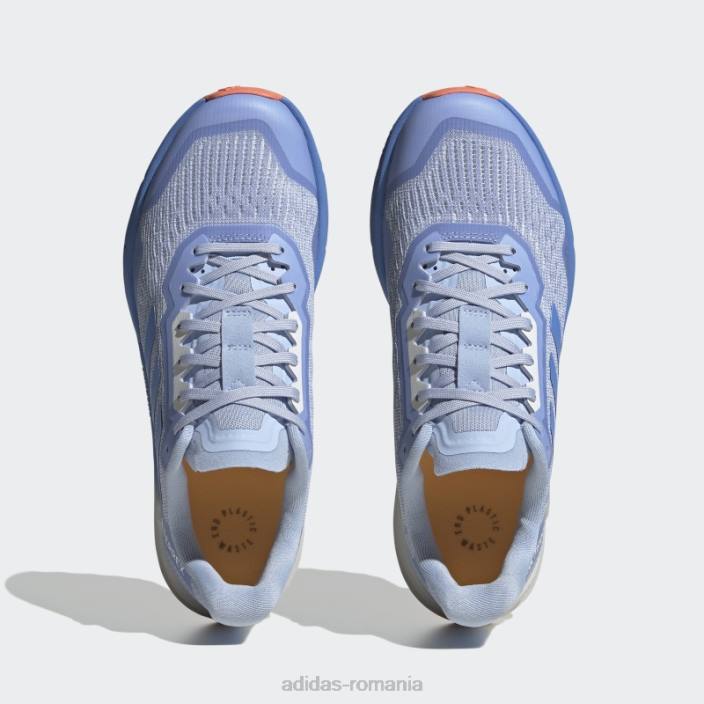 Adidas pantofi de alergare pe trail albastru albastru terrex agravic flow 2.0 femei albastru zori/albastru/coral 2JBN8417